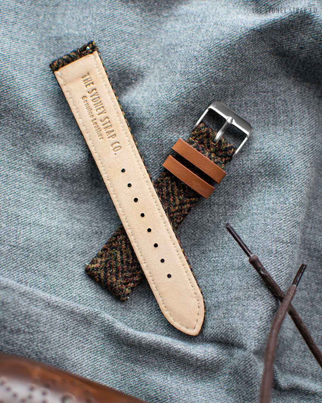 Tweed watch strap 20mm sale